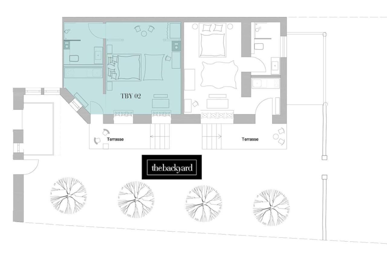 Exklusive Designferienwohnung The Backyard Tby 02 Трір Екстер'єр фото